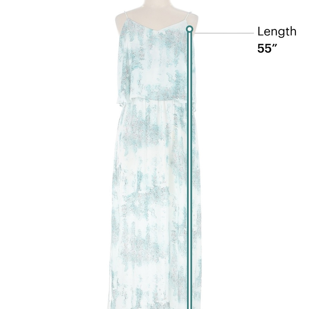 Mossimo Supply Co. Green and Blue Asymmetrical Sundress - Picture 3 of 3